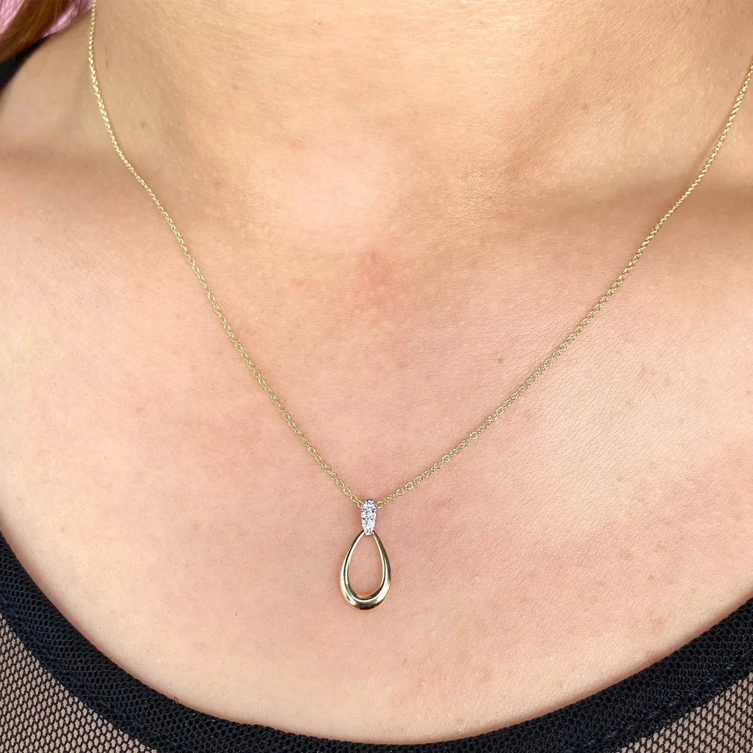 0.03ctw Diamond Necklace - Image 2