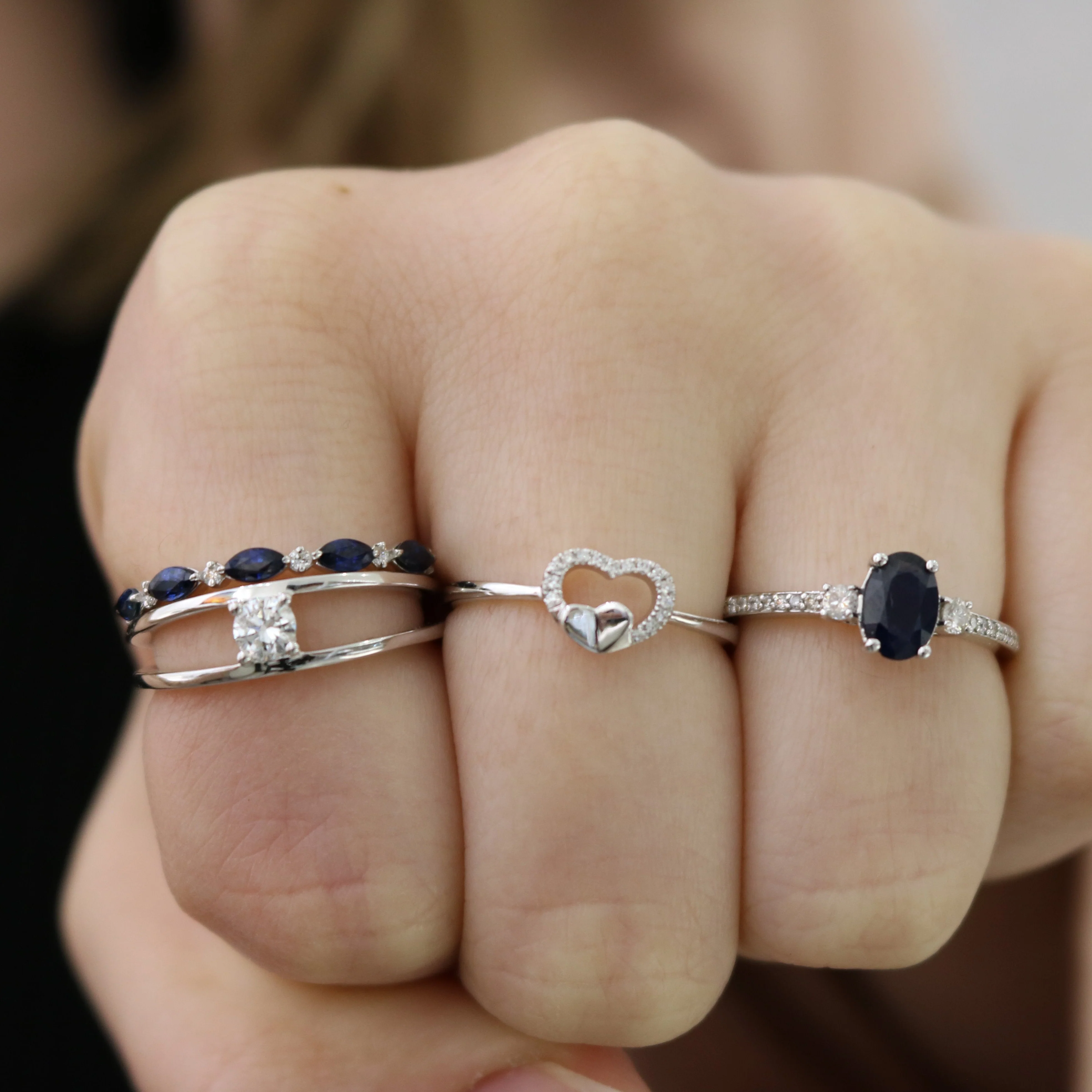 0.04ctw Diamond Heart Ring - Image 2