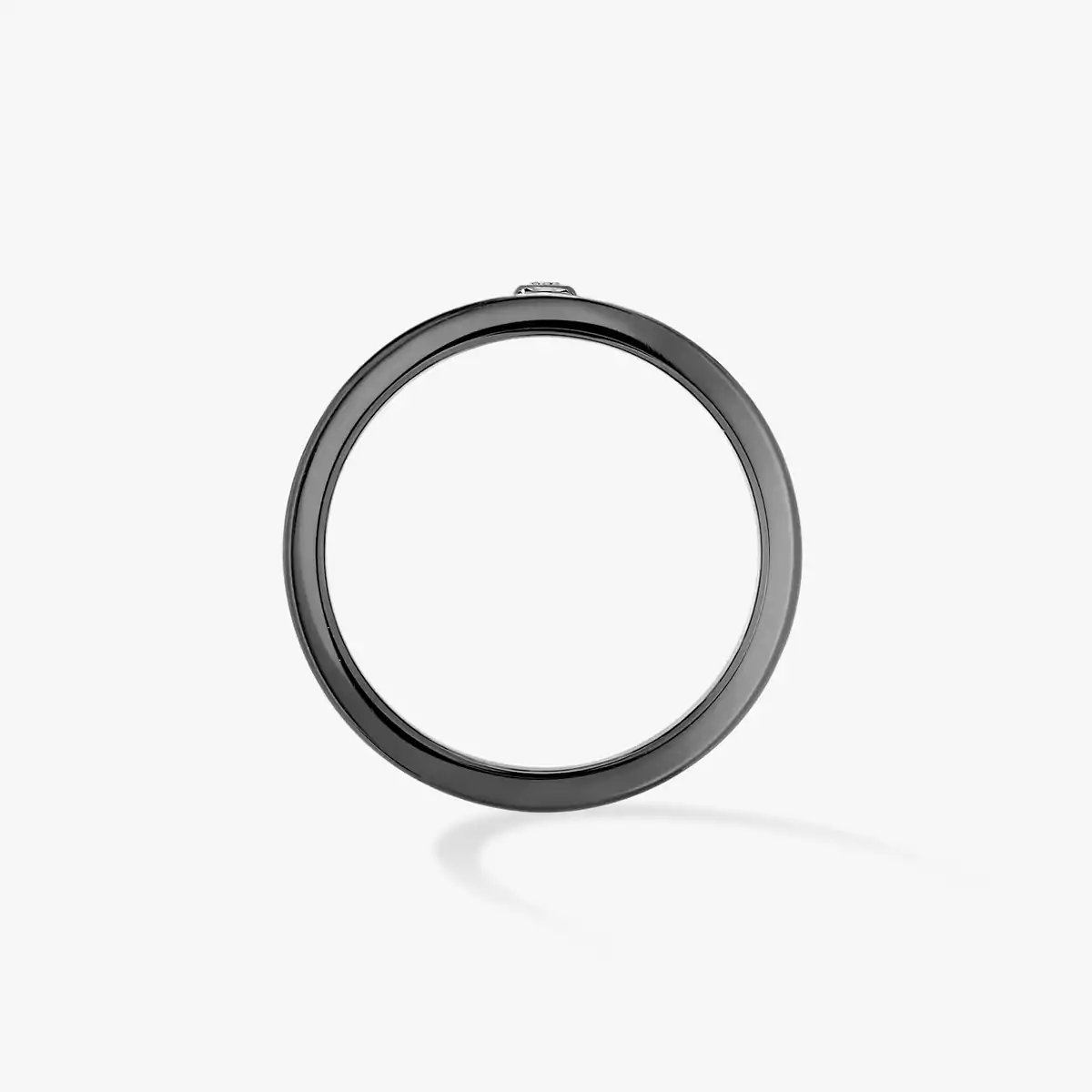 0.06ctw Black Titanium Diamond Ring - Image 2