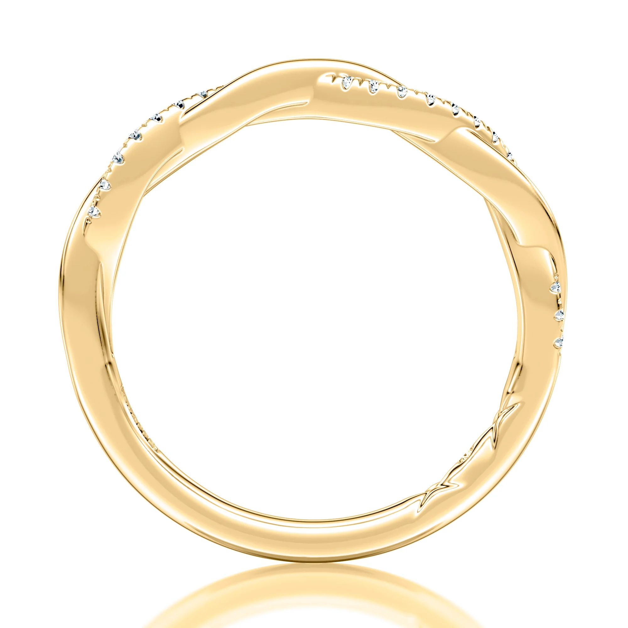 0.10ctw Diamond Twist Band - Image 2