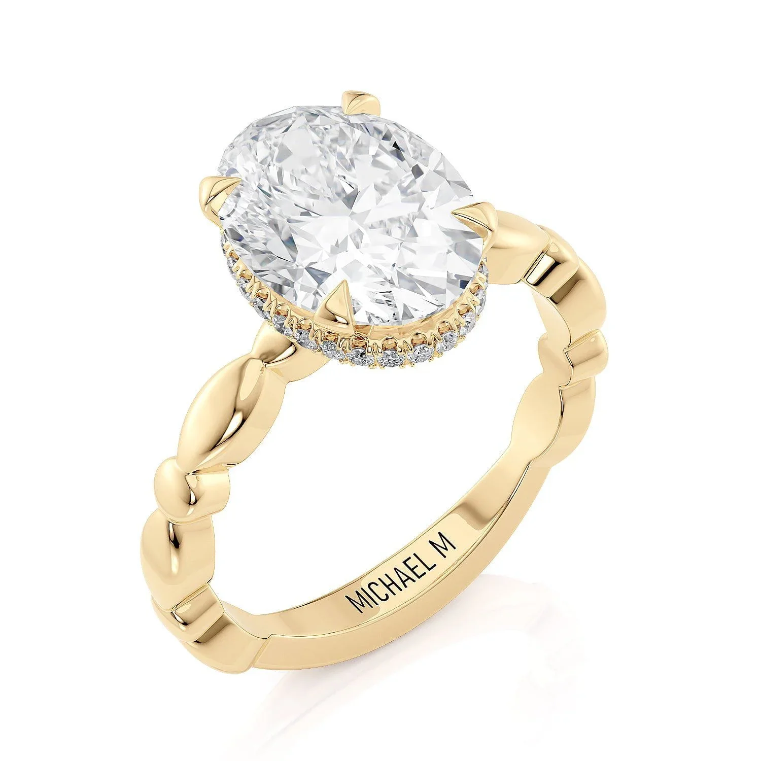 0.11ctw Diamond Oval Engagement Ring - Image 3