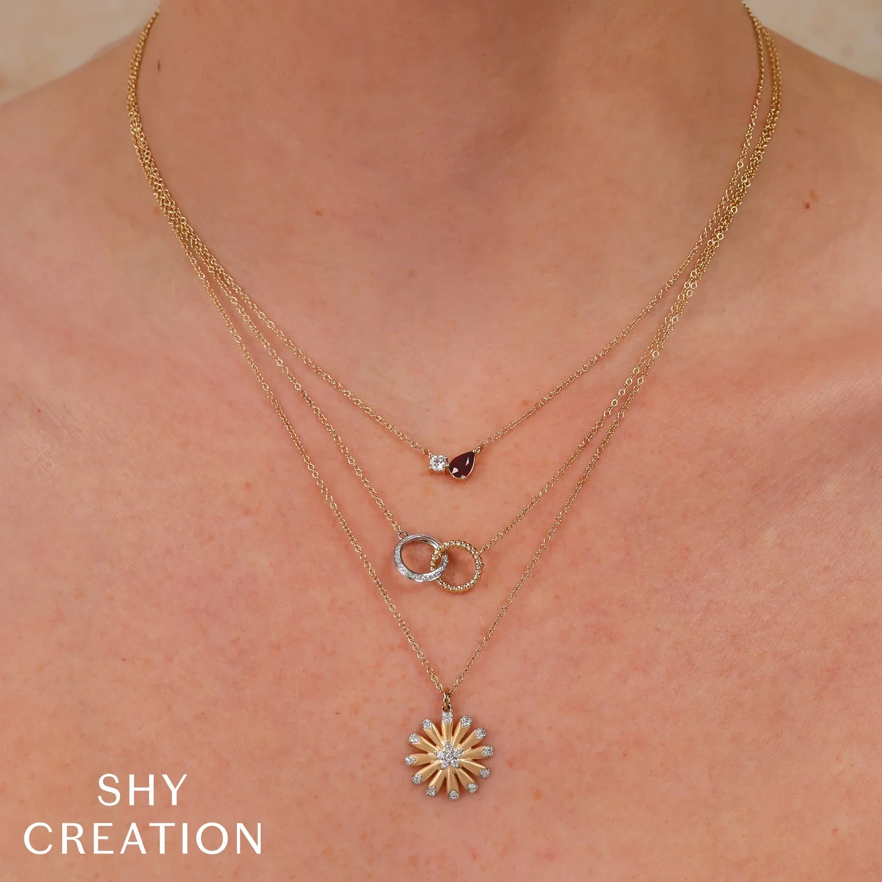 0.14ct Diamond Circle Necklace - Image 2