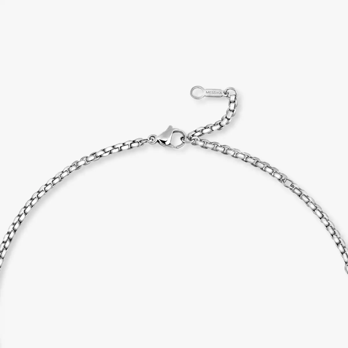 0.14ctw Natural Titanium Diamond Military Tag Necklace - Image 3