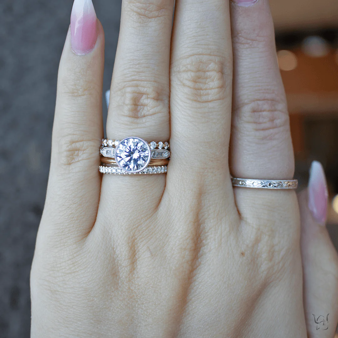 0.18ctw Diamond Band Ring, White Gold - Image 5