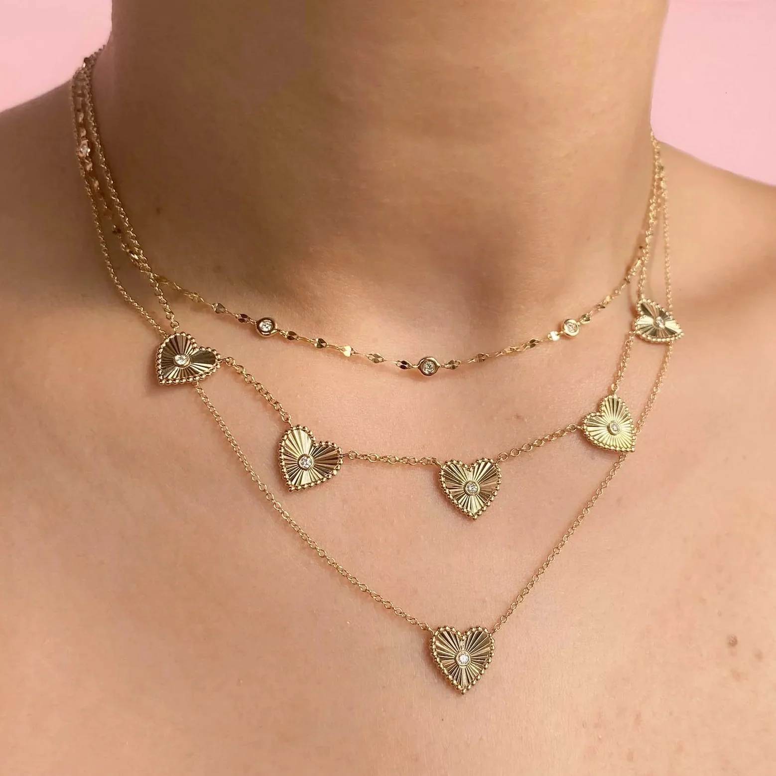 0.20ctw Diamonds By The Yard Necklace - Image 2