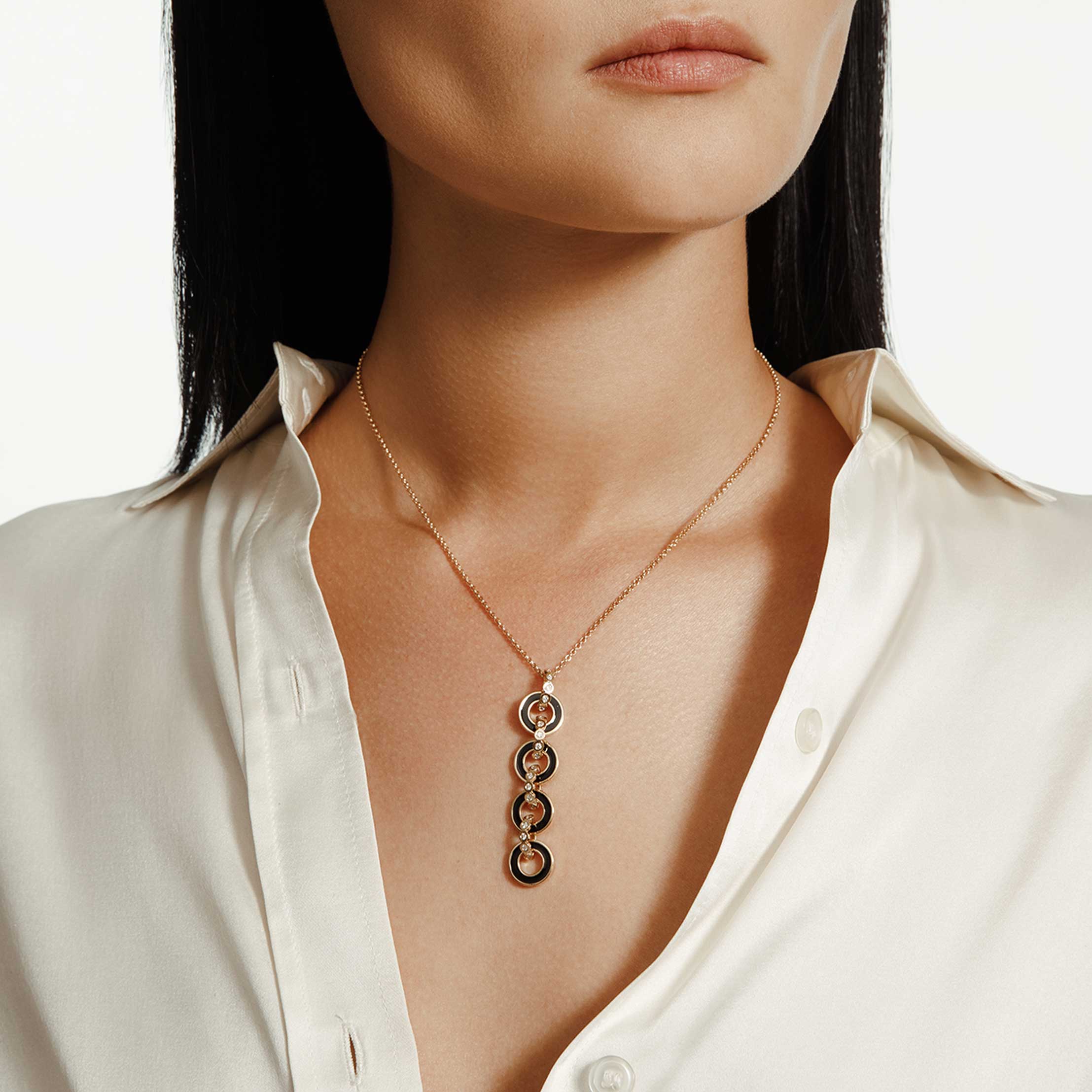 0.30ctw Diamond Chroma Arch Drop Pendant - Image 2