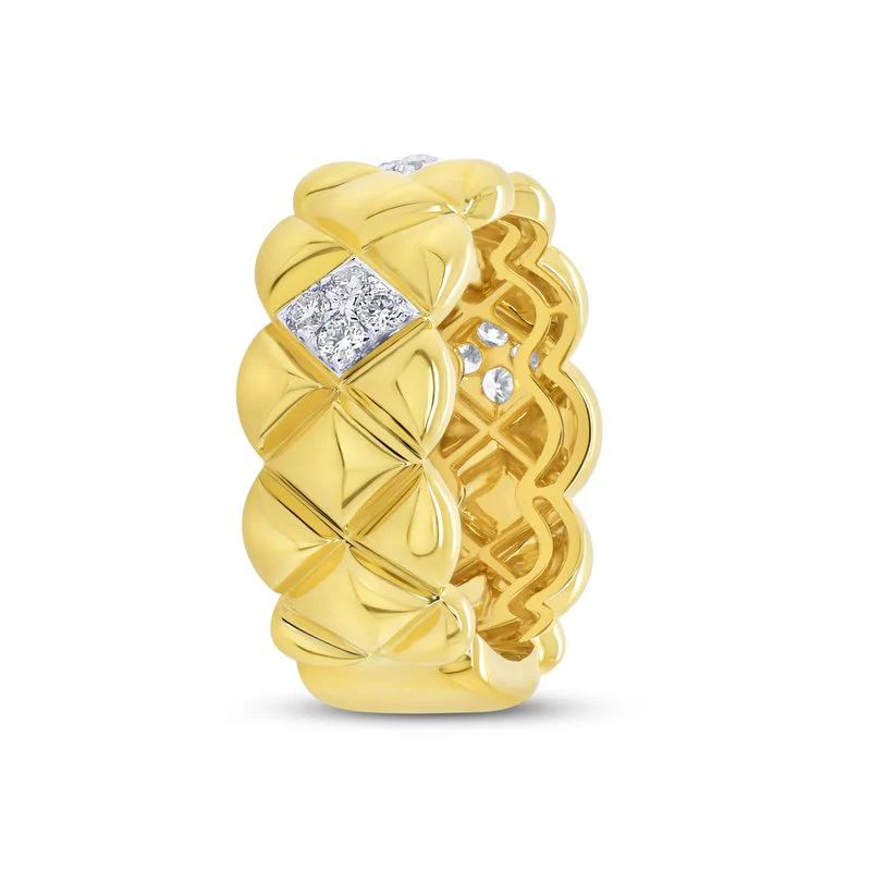 0.31ctw Diamond Quilt Ring - Image 3
