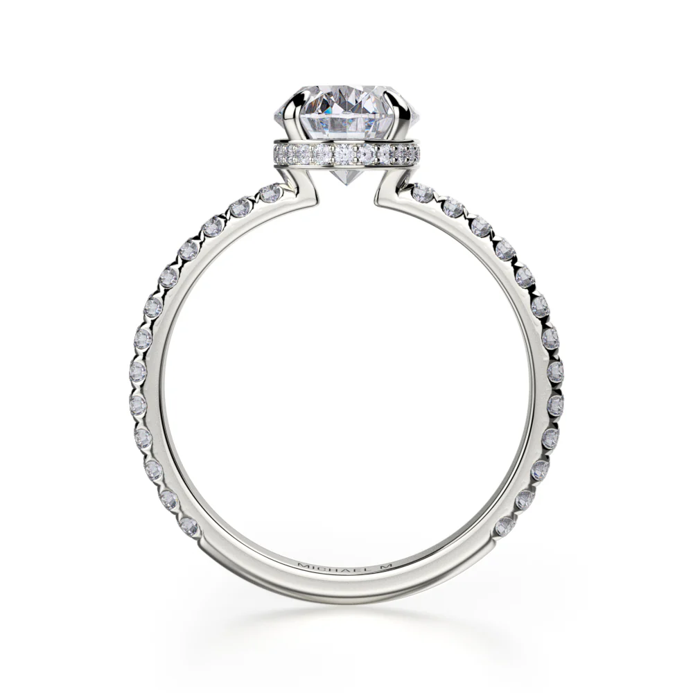 0.32ctw Oval Diamond Engagement Ring - Image 2