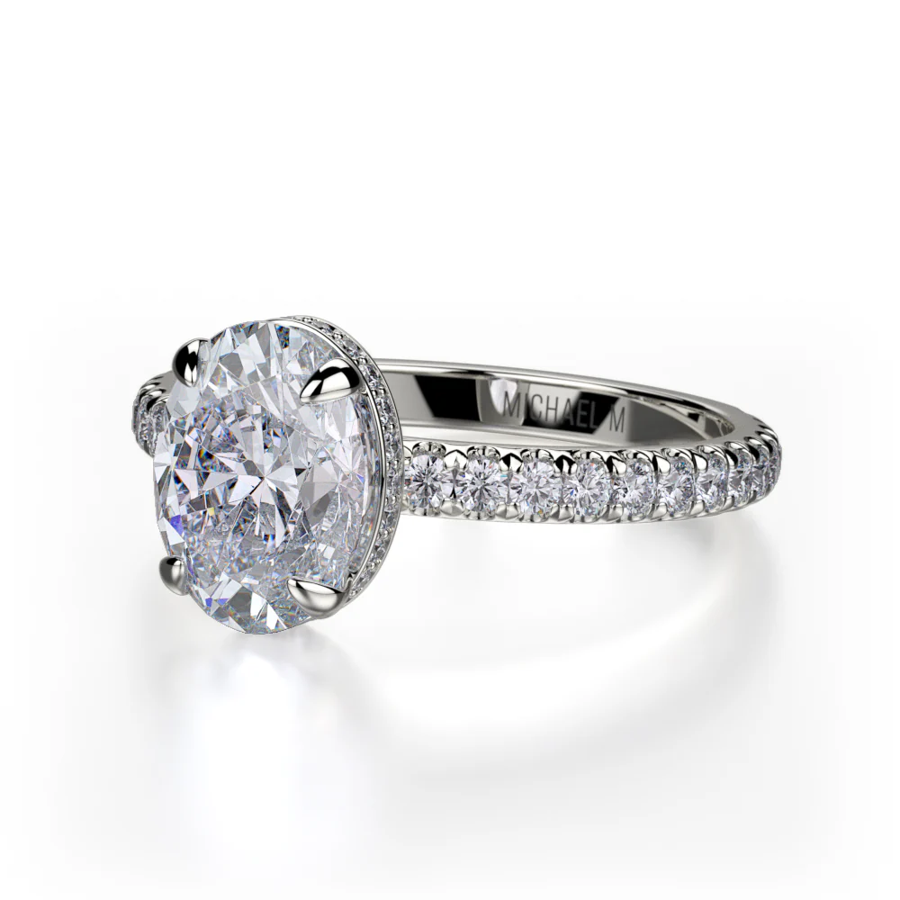 0.32ctw Oval Diamond Engagement Ring - Image 4