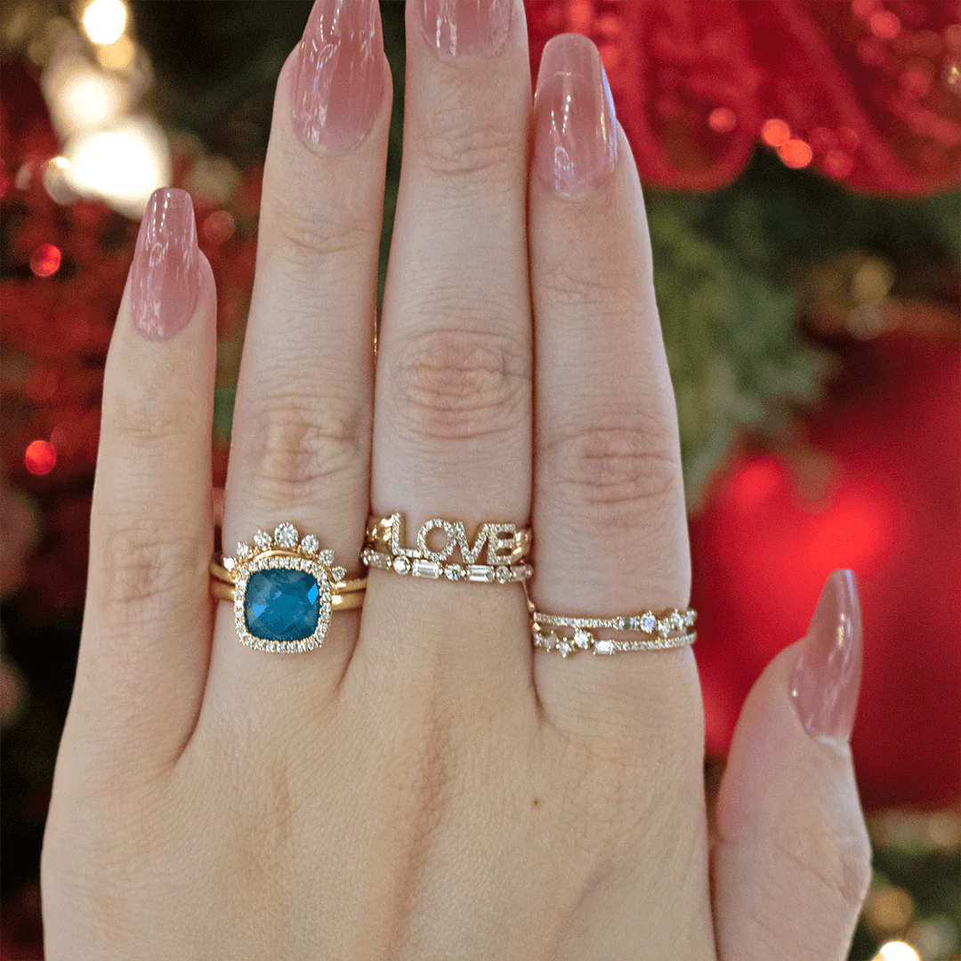Baguette & Round Diamond Fashion Ring - Image 2