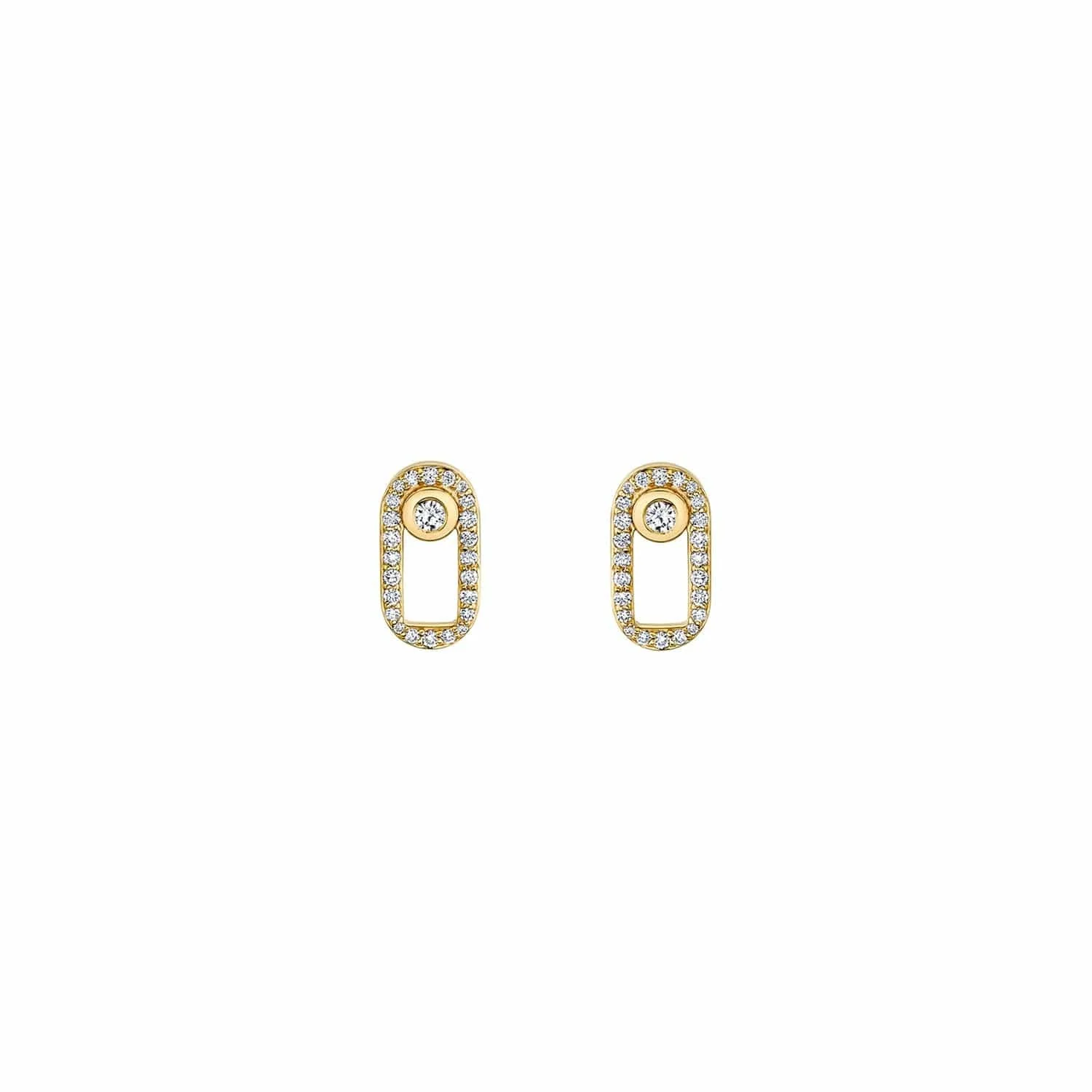 0.38ctw Diamond Pavé Singleton Studs