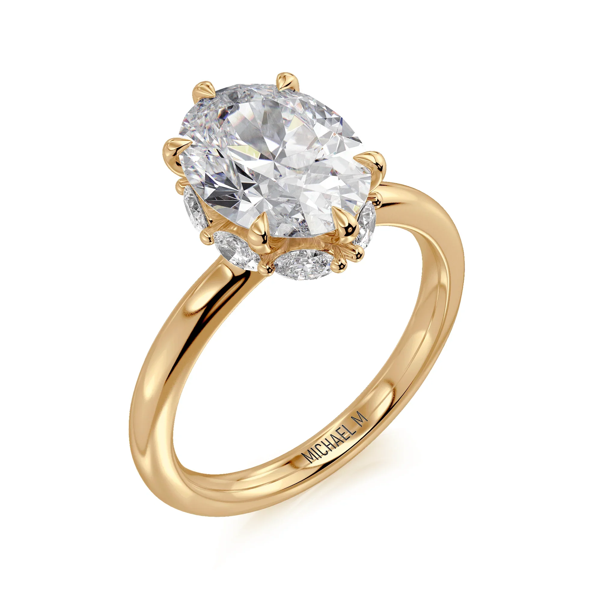 0.40ctw Diamond Oval Engagement Ring - Image 3