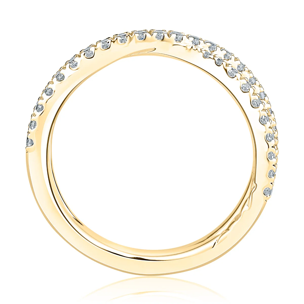 0.41ctw Diamond Criss-Cross Band - Image 2