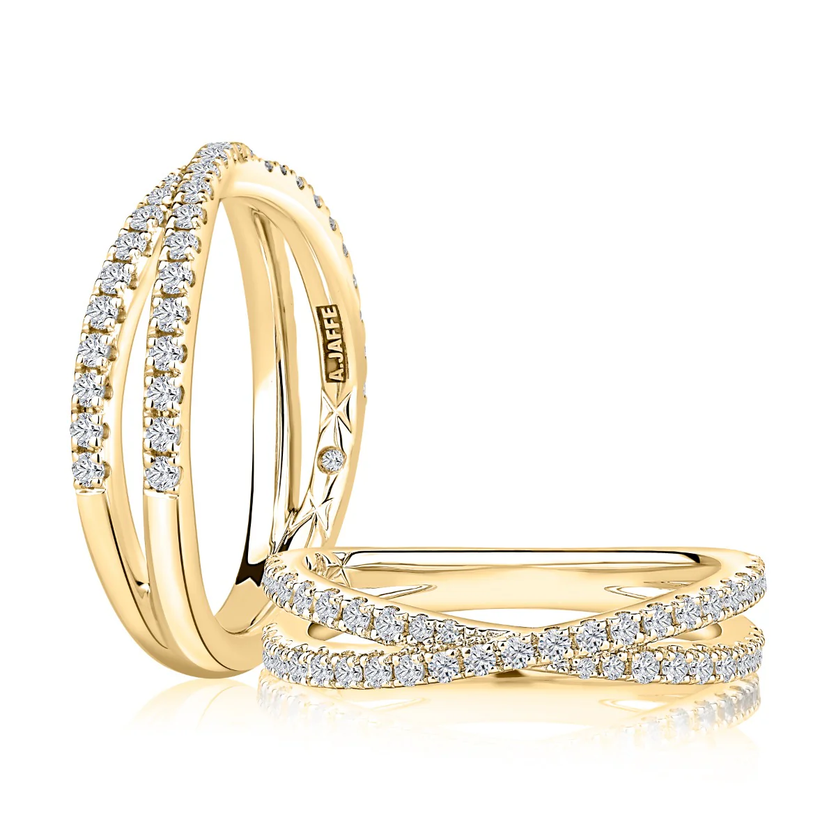 0.41ctw Diamond Criss-Cross Band - Image 3