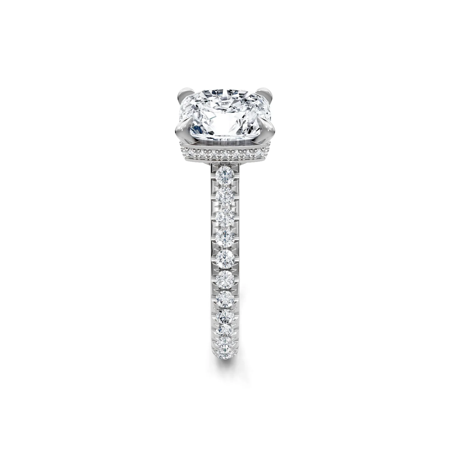 0.62ctw Round Diamond Engagement Ring - Image 2