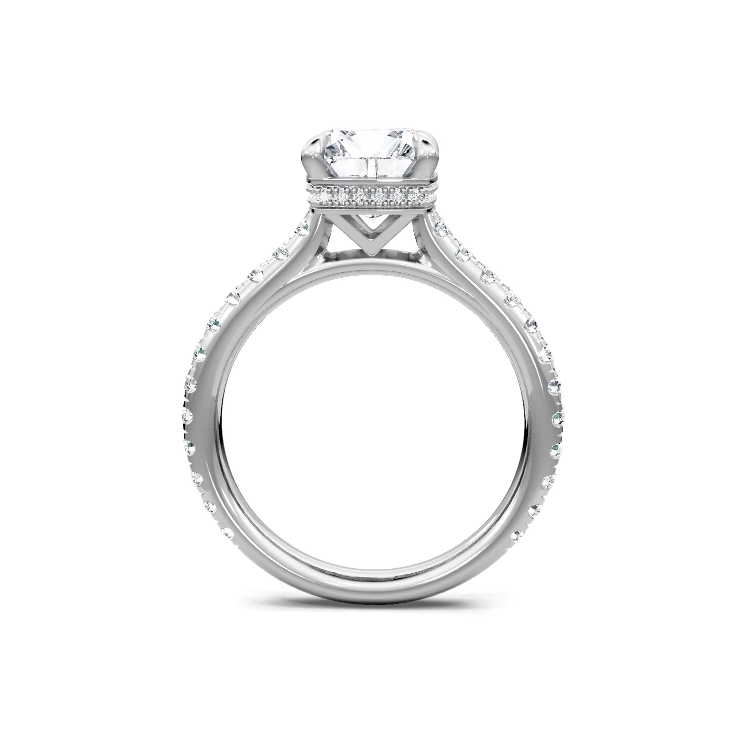 0.62ctw Round Diamond Engagement Ring - Image 3