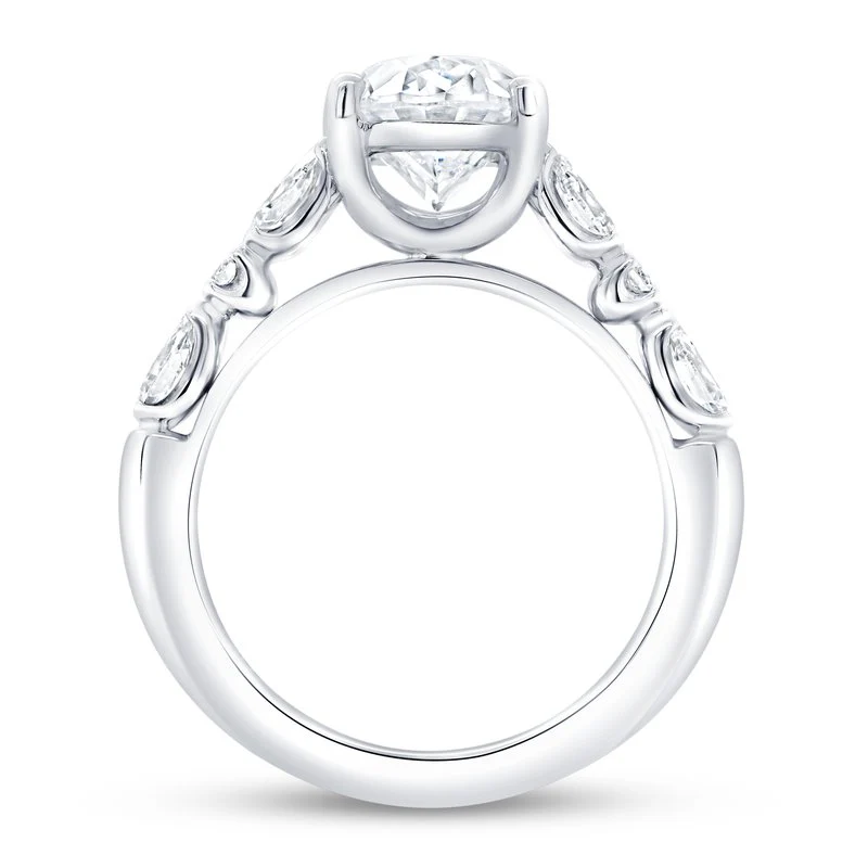 0.64ctw Cathedral Engagement Ring - Image 3