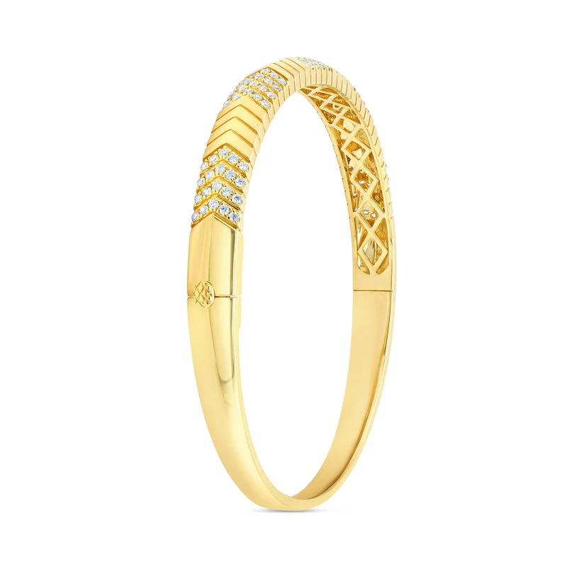 0.66ctw Diamond Bangle Bracelet - Image 2