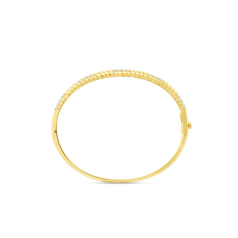 0.66ctw Diamond Bangle Bracelet - Image 3