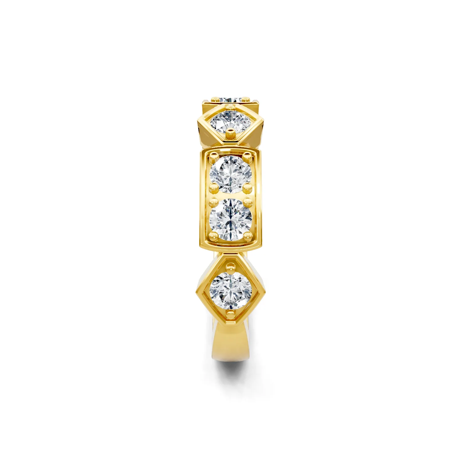 0.75ctw Round Diamond Pave Milgrain Band - Image 2