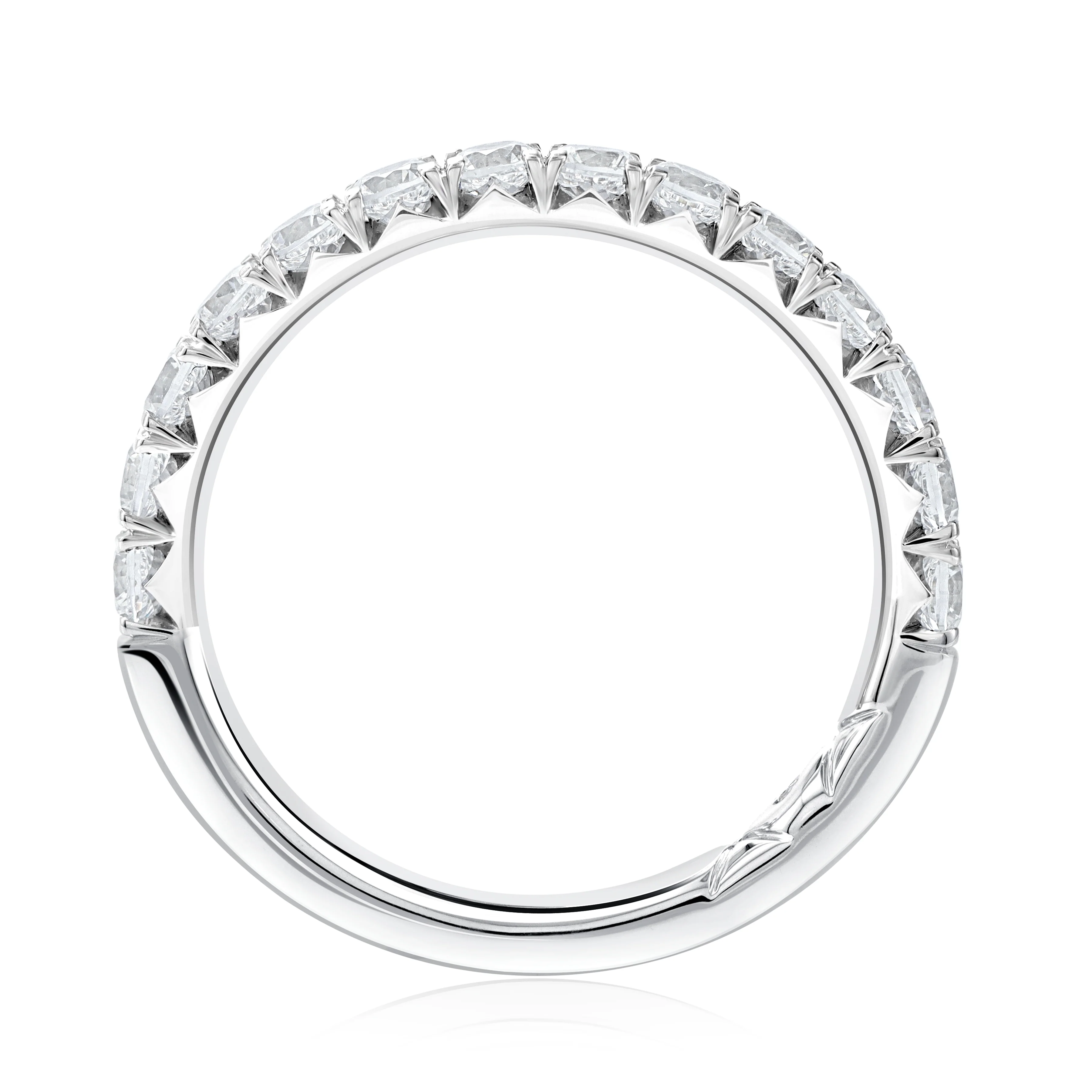0.76ctw Halfway Heritage Pave Diamond Band - Image 2