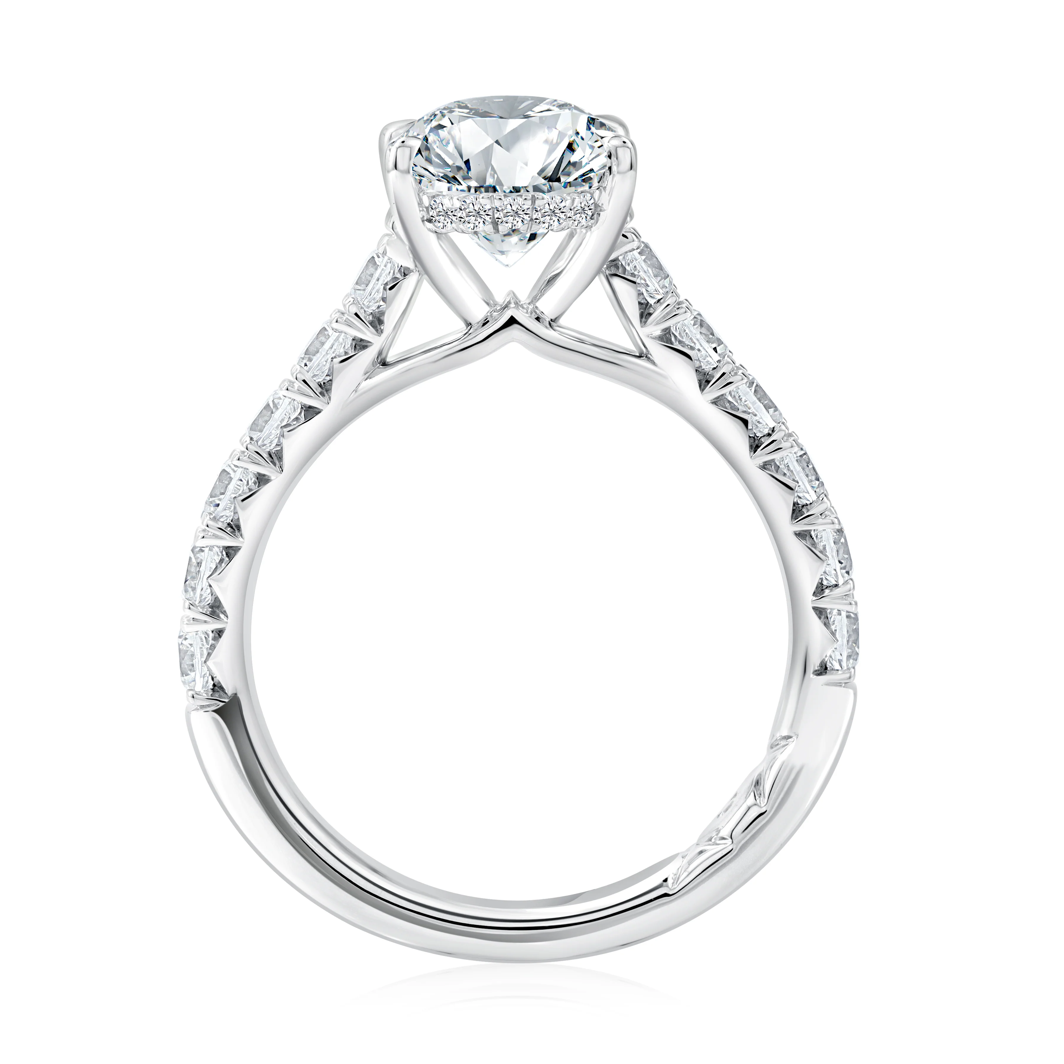0.78ctw Oval Center Engagement Ring - Image 3