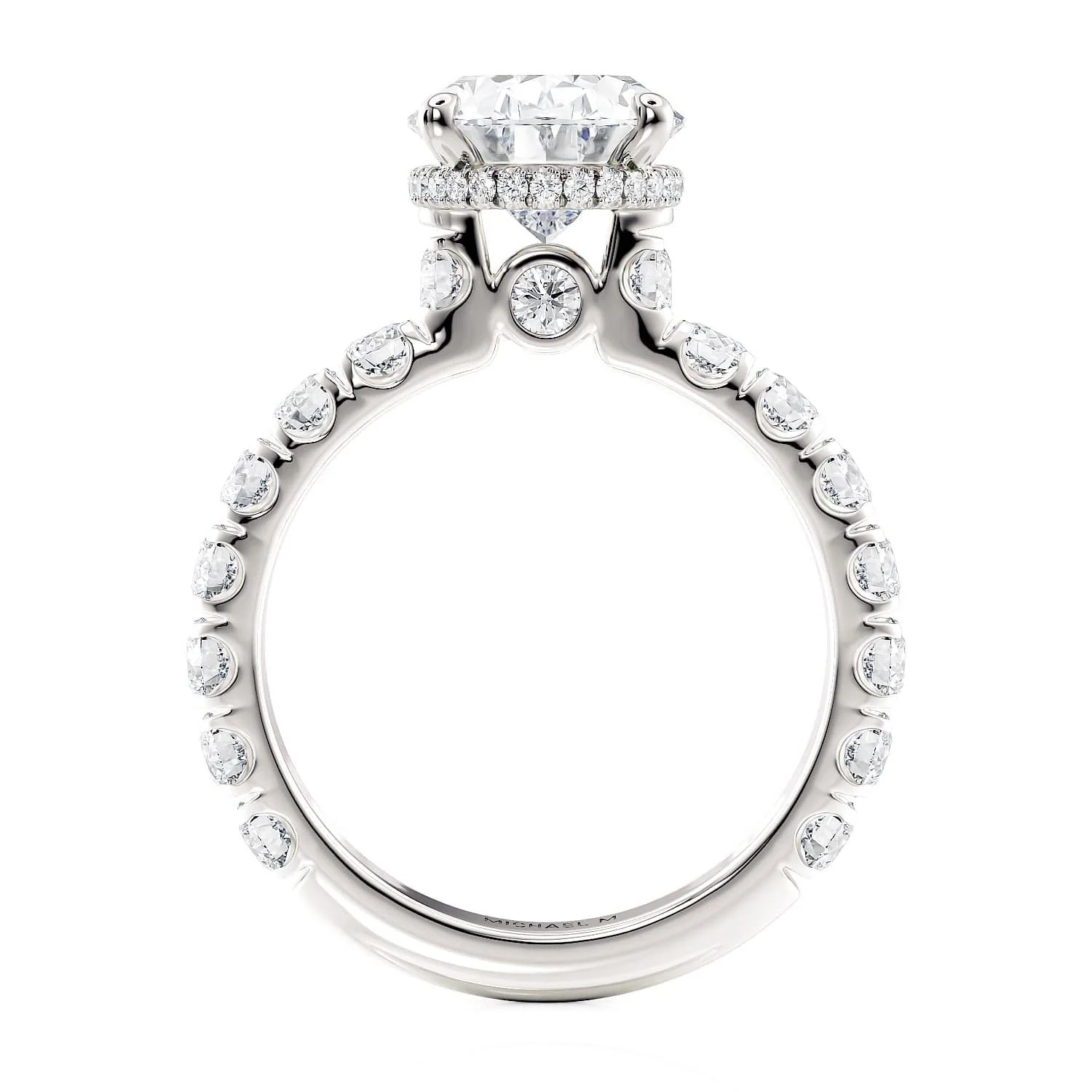 0.94ctw Oval Diamond Engagement Ring - Image 2