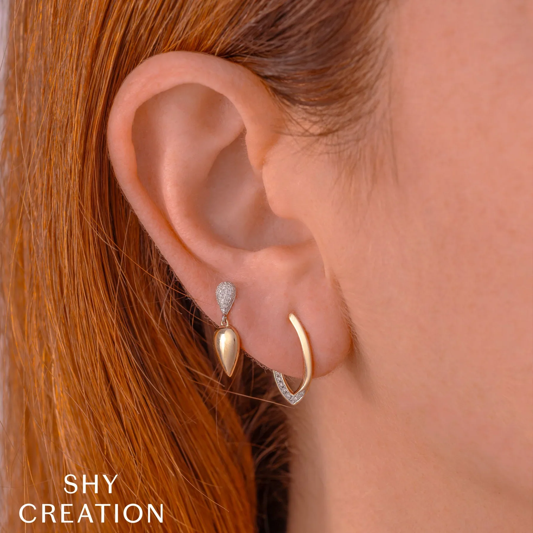 0.10ctw Diamond Earring - Image 2