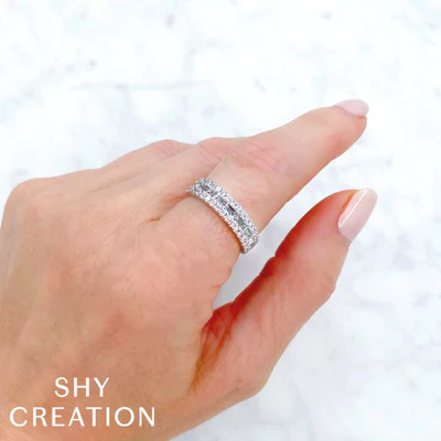 1.00ctw Diamond Baguette Band - Image 2