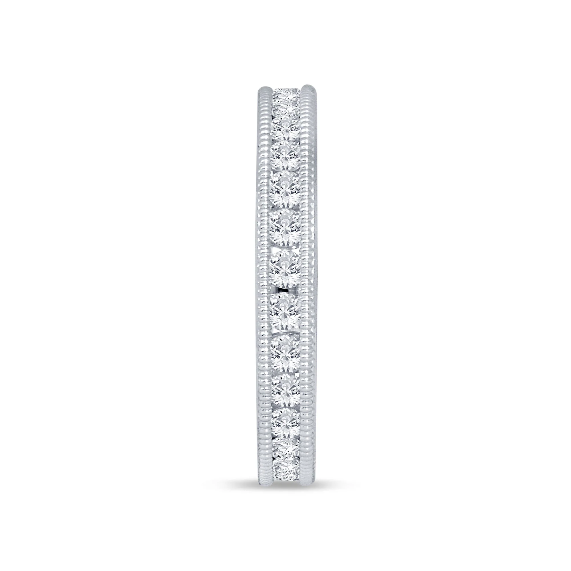 1.0ctw Round Diamond Channel Set Eternity Band - Image 3