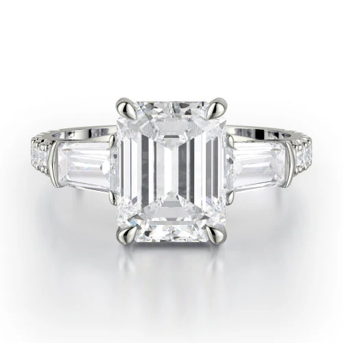 1.14ctw 3-Stone Diamond Engagement Ring - Image 3