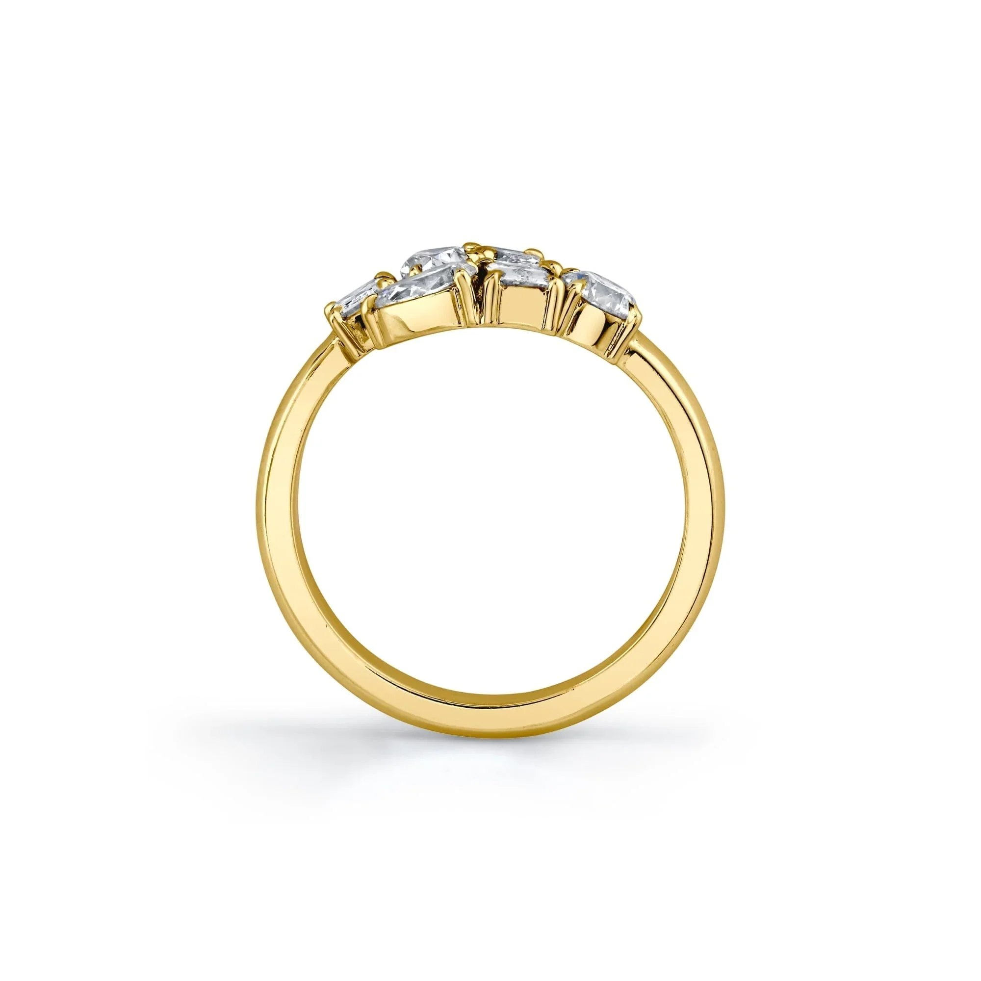 1.16ctw Diamond Montage Bypass Ring - Image 3