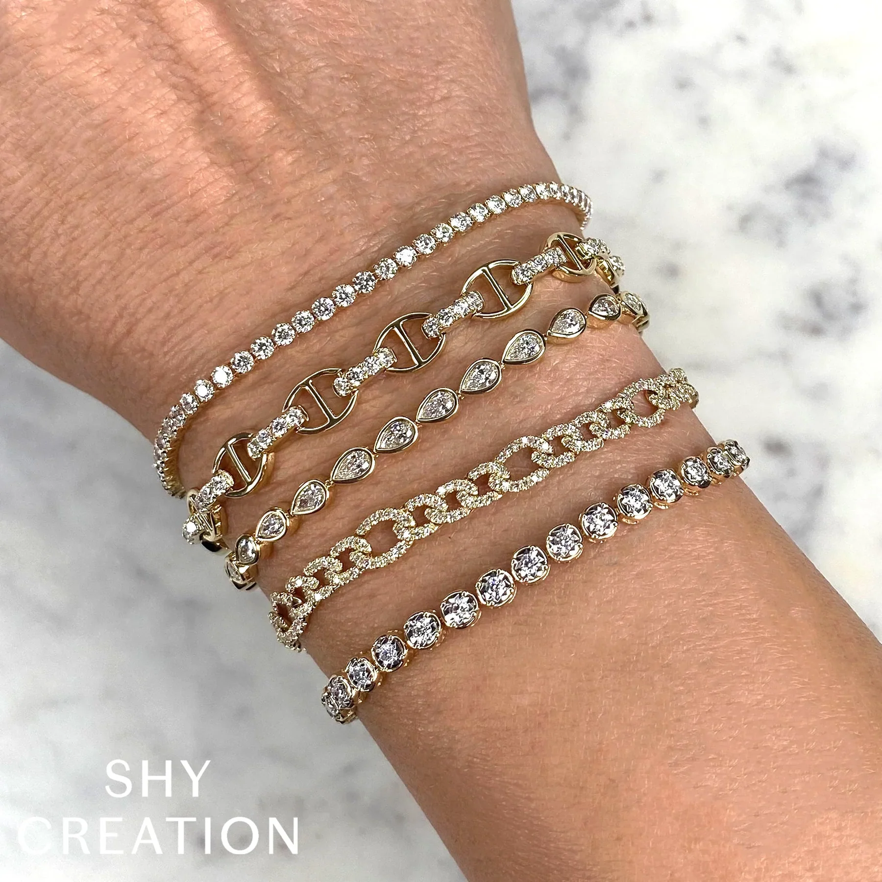 1.17ctw Diamond Bracelet - Image 2