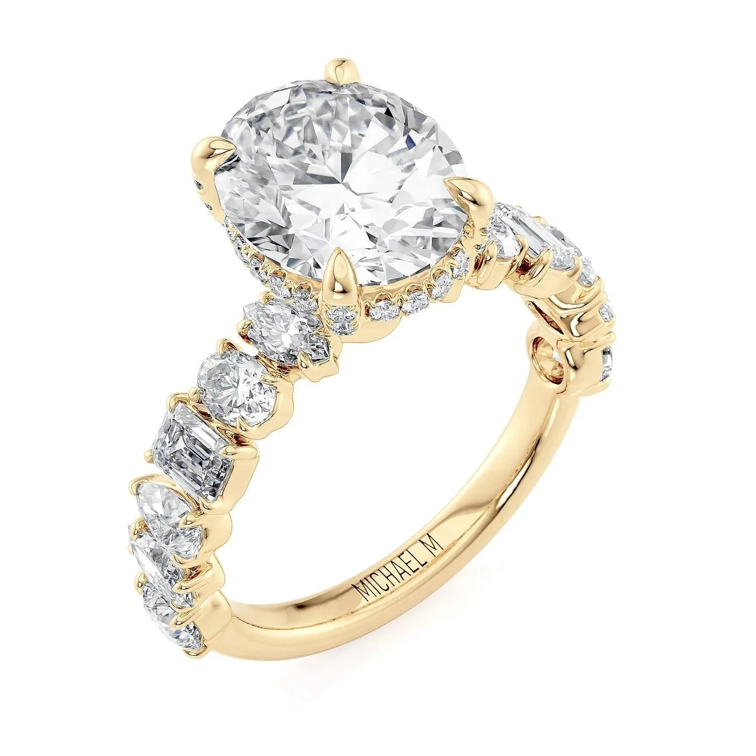 1.26ctw Mixed Cut Diamond Engagement Ring - Image 3