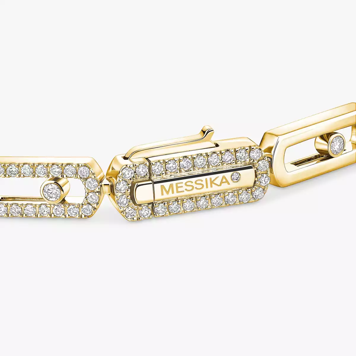 1.31ctw Yellow Gold Diamond Bangle Bracelet - Image 2