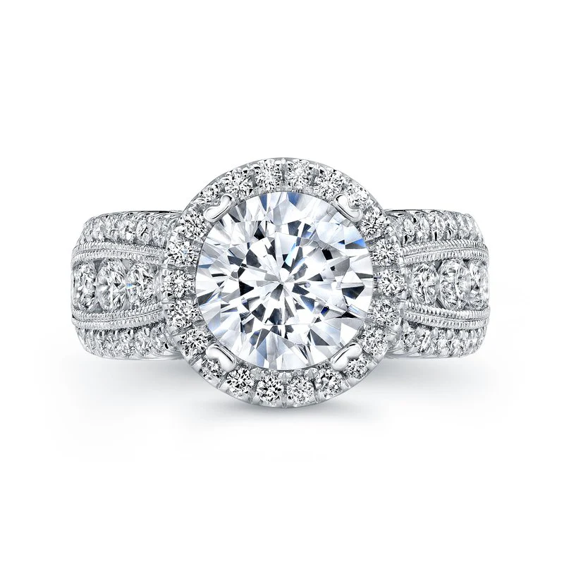 1.32ctw Diamond Halo Engagement Ring - Image 2