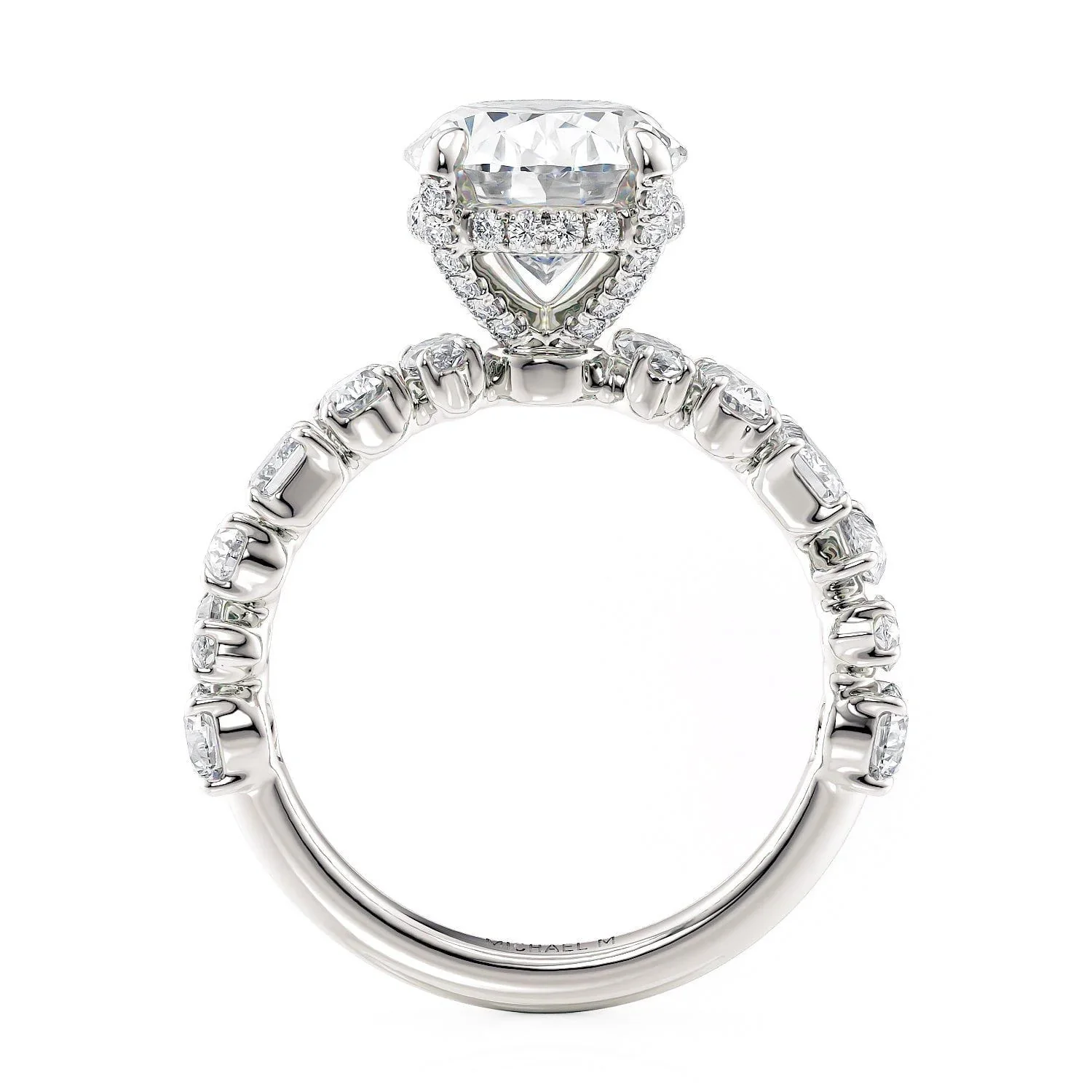 1.32ctw Mixed Cut Diamond Engagement Ring - Image 3
