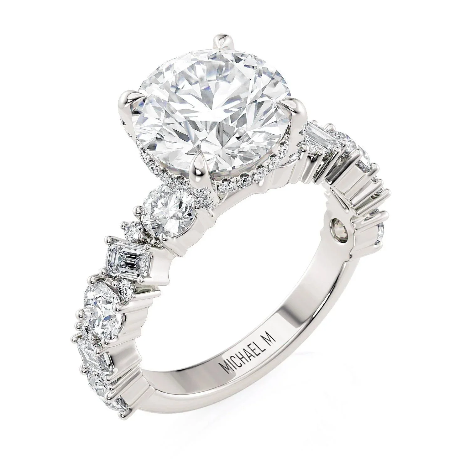 1.34ctw Mixed-Cut Diamond Engagement Ring - Image 3