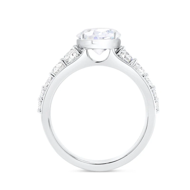 1.38ctw Diamond Oval Engagement Ring - Image 3