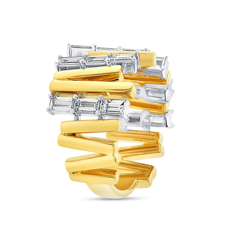 1.46ctw Baguette Diamond Fashion Ring - Image 2