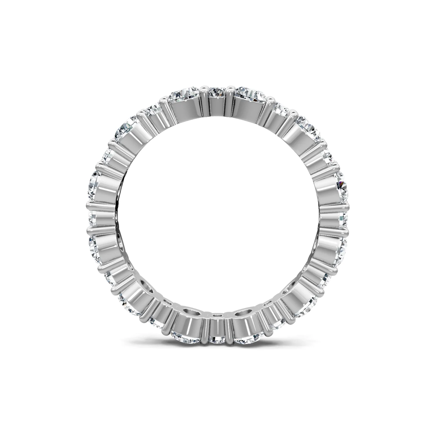 1.8ctw Alternating Round Diamond Eternity Band - Image 3