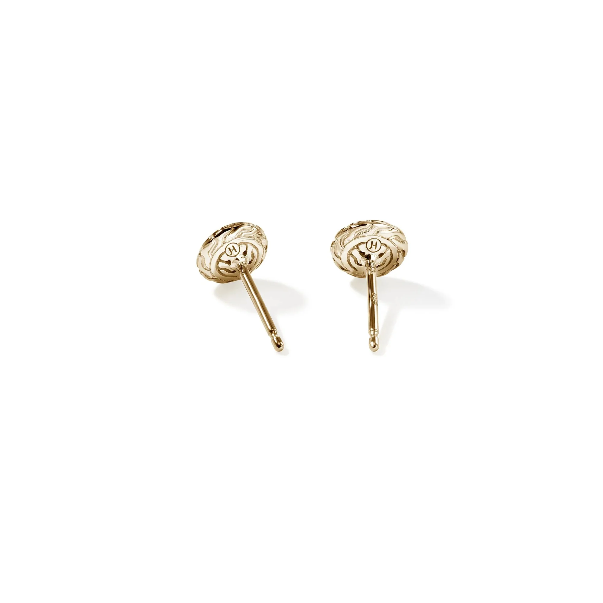 14K Gold Essential Pavé Diamond Stud Earring - Image 2