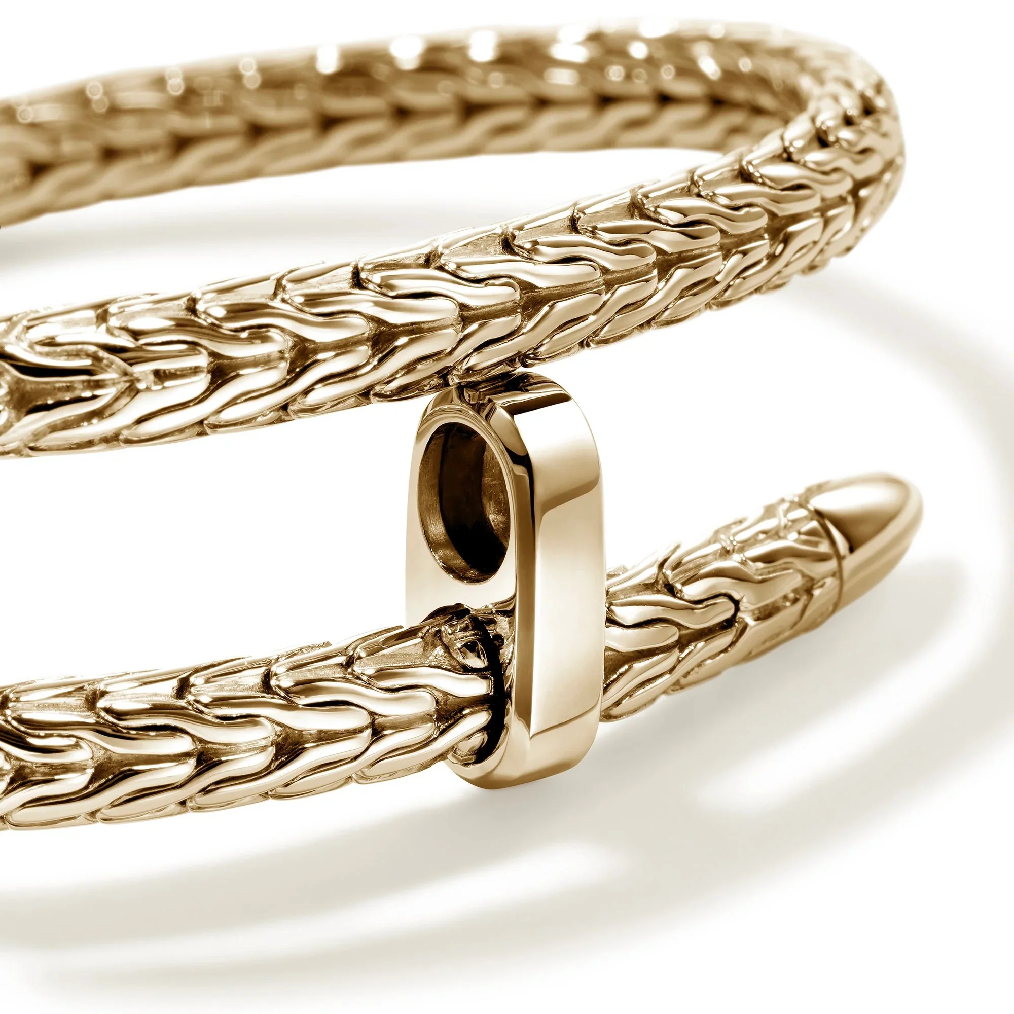 14K Gold Spear Flex Cuff - Image 3