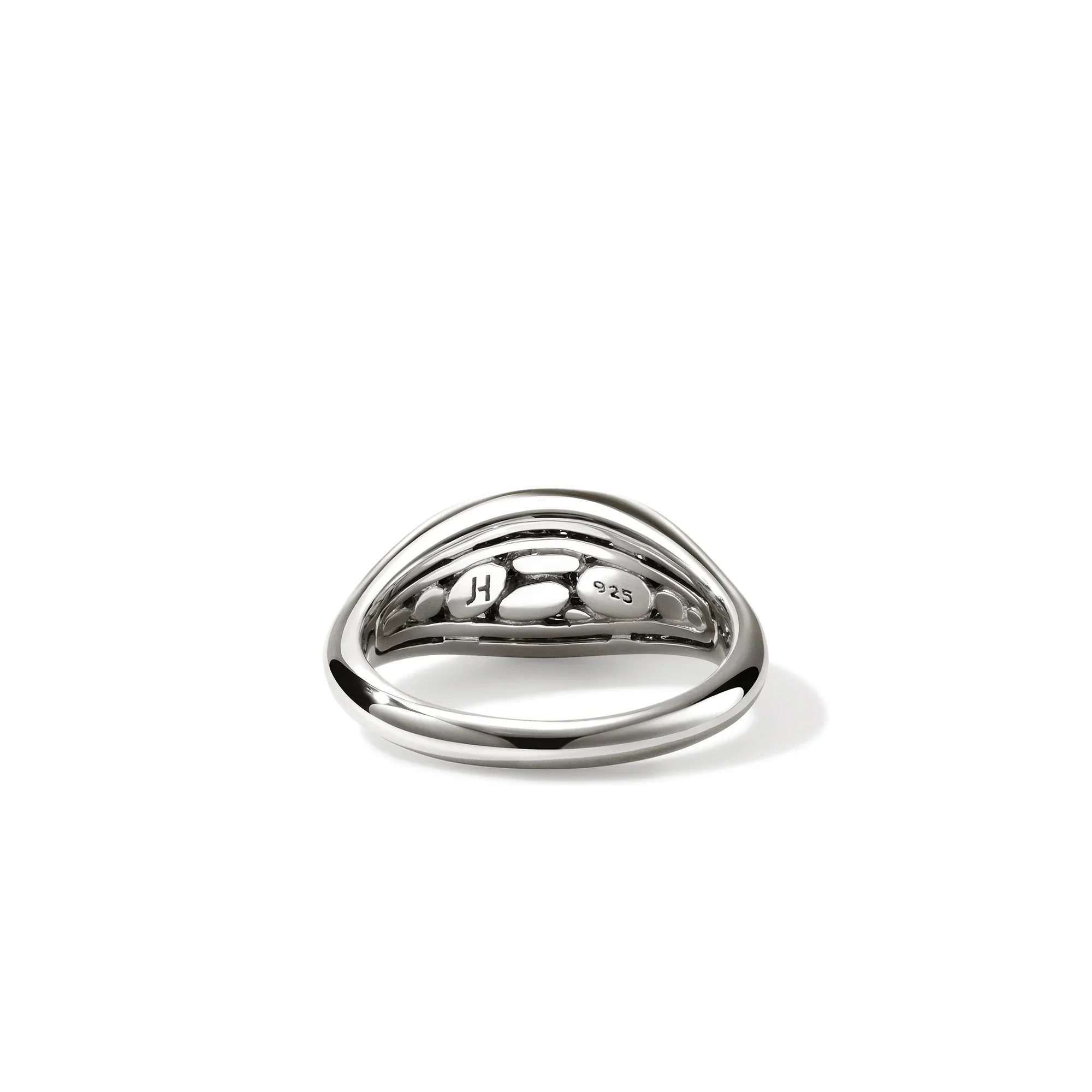 14K Gold & Sterling Silver Pebble Ring - Image 2