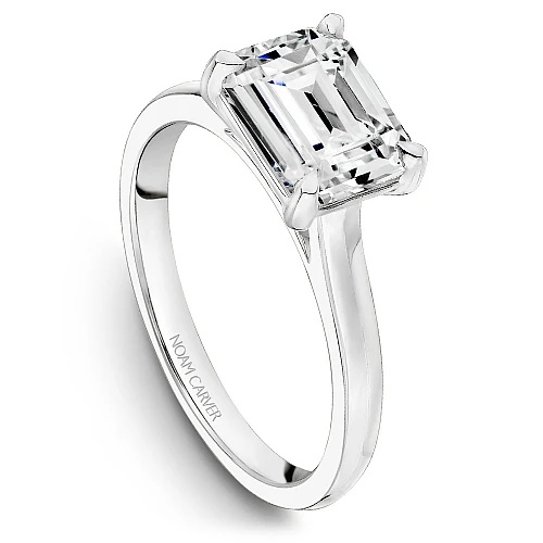 14K White Gold Engagement Mounting - Image 3