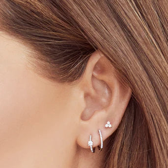 0.15ctw Diamond Stud Earring, Yellow Gold - Image 2