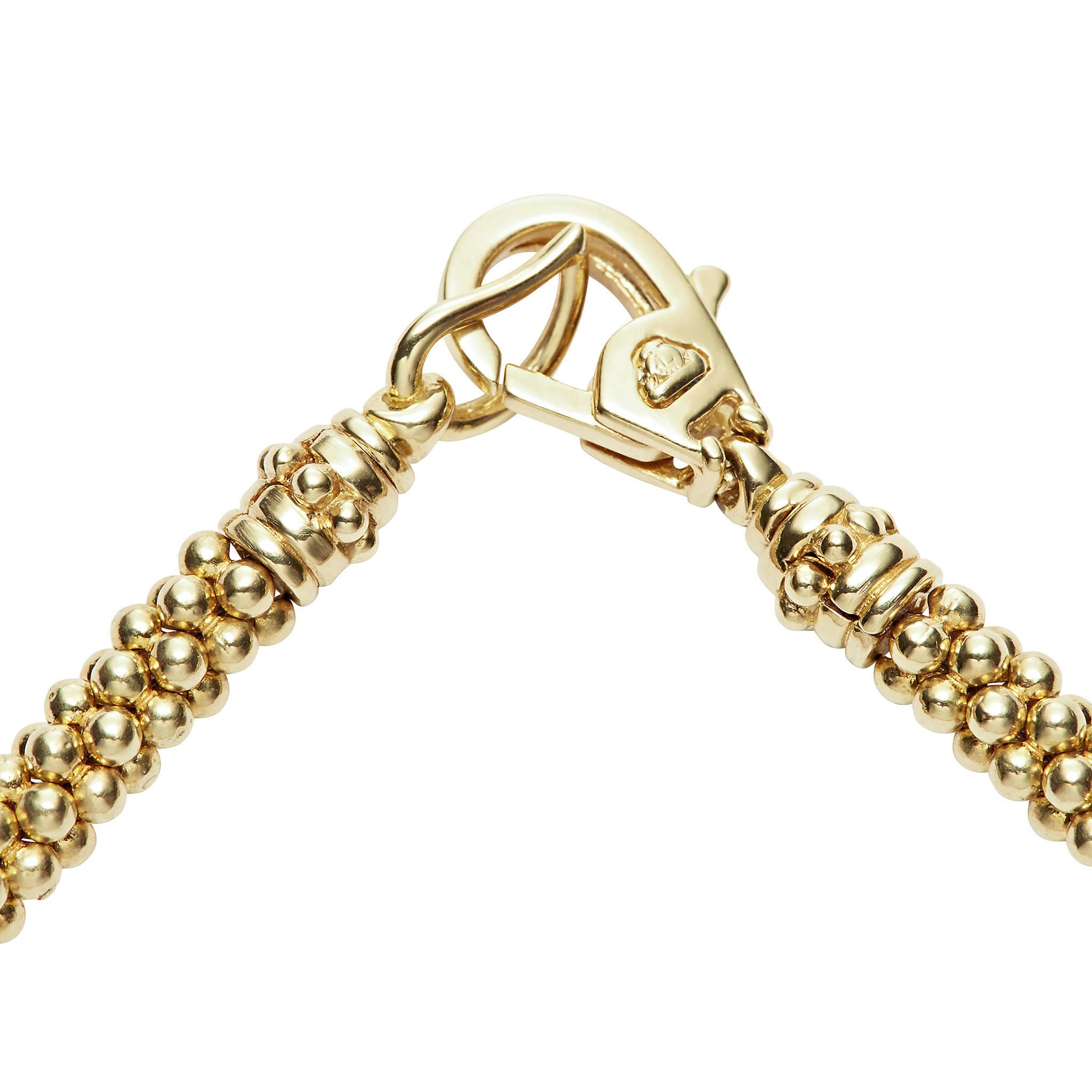 18K Gold Caviar Necklace | 4mm - Image 4