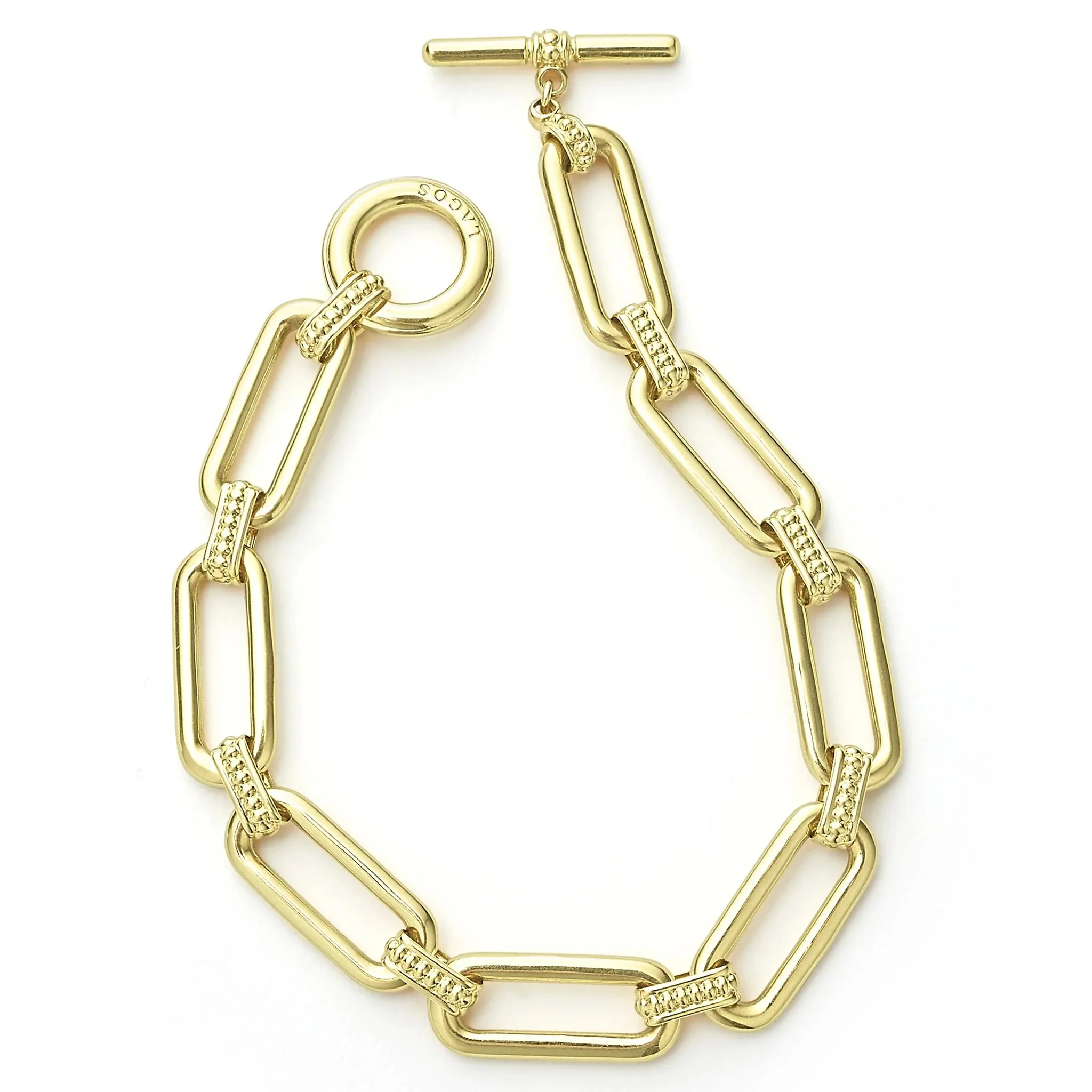 18K Gold Link Bracelet - Image 2