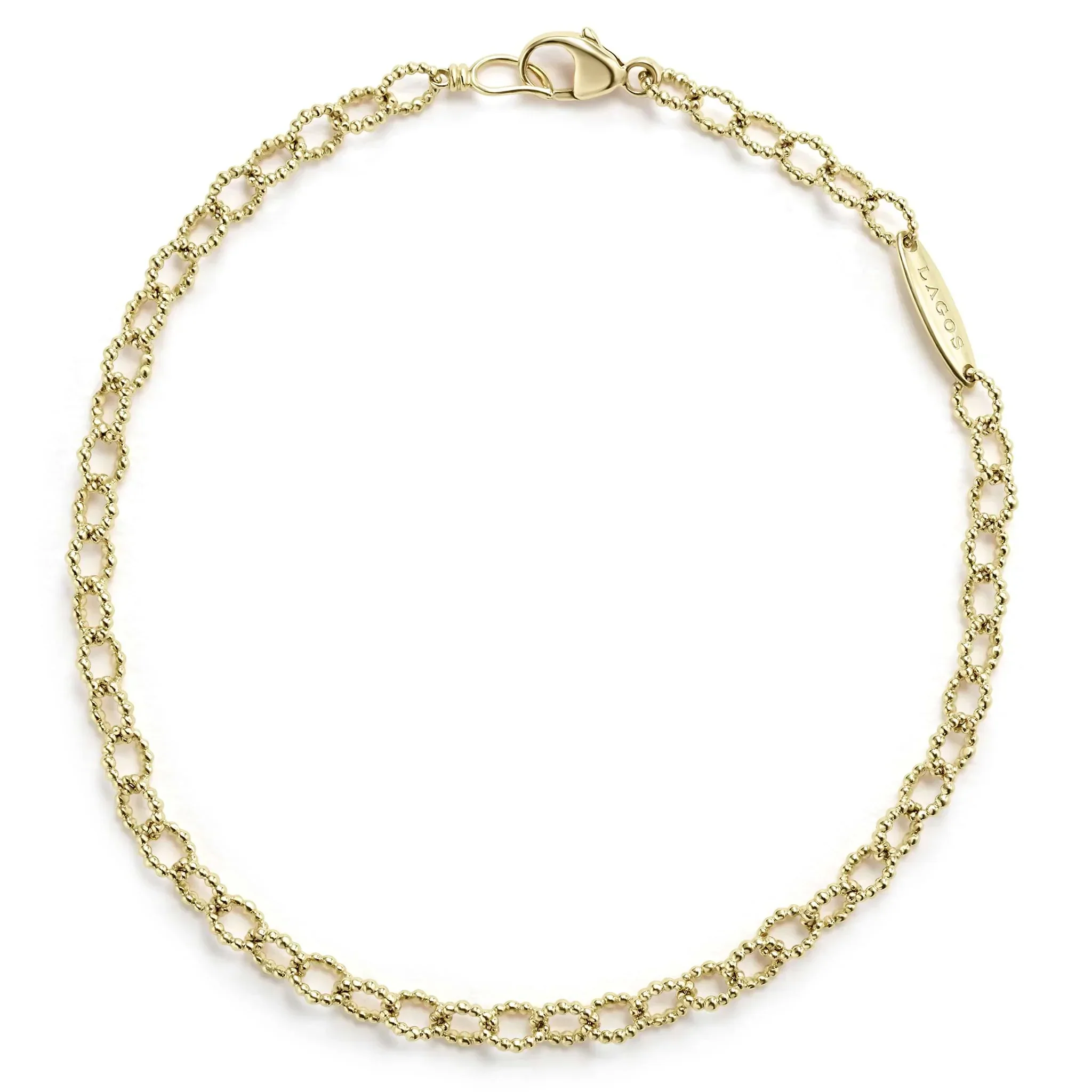 18K Gold Petite Link Bracelet - Image 3