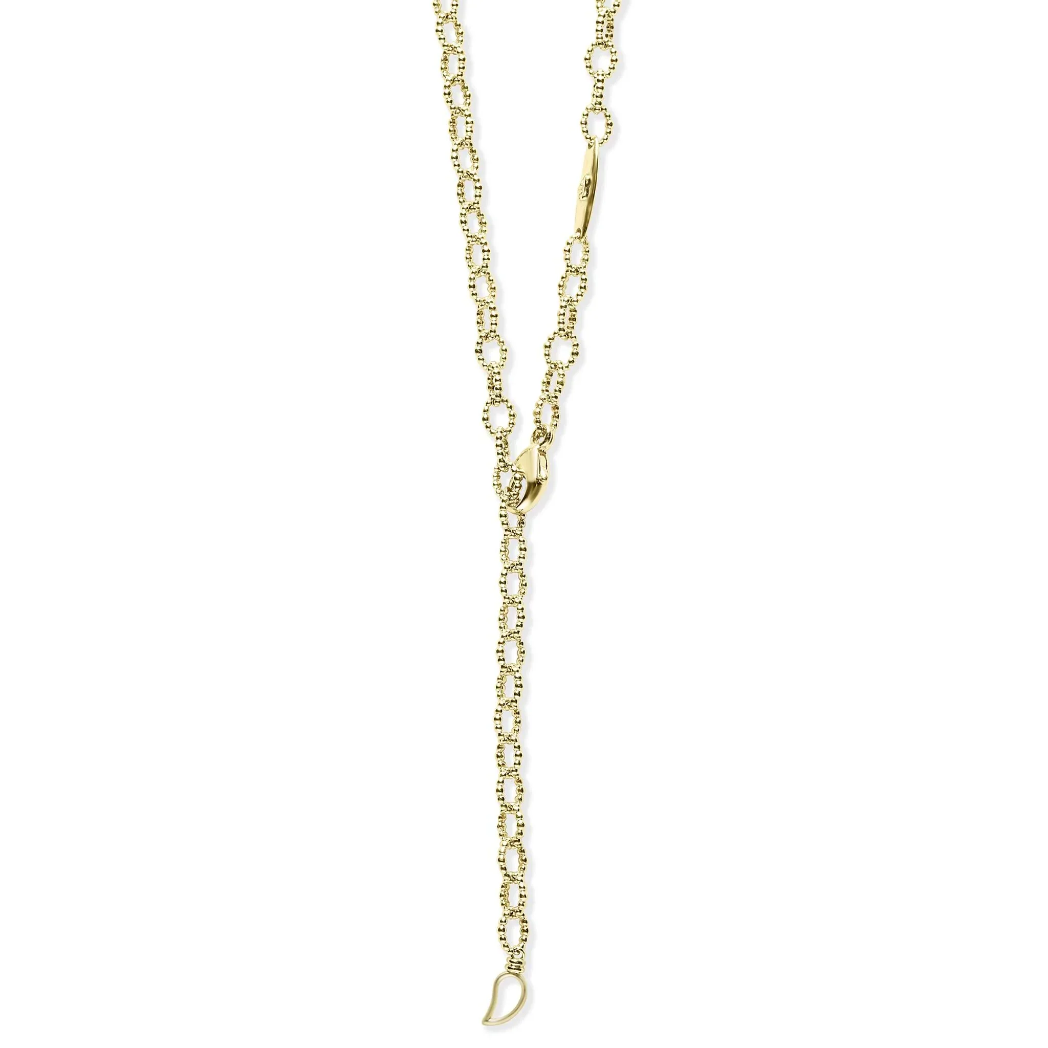 18K Gold Petite Link Necklace - Image 3